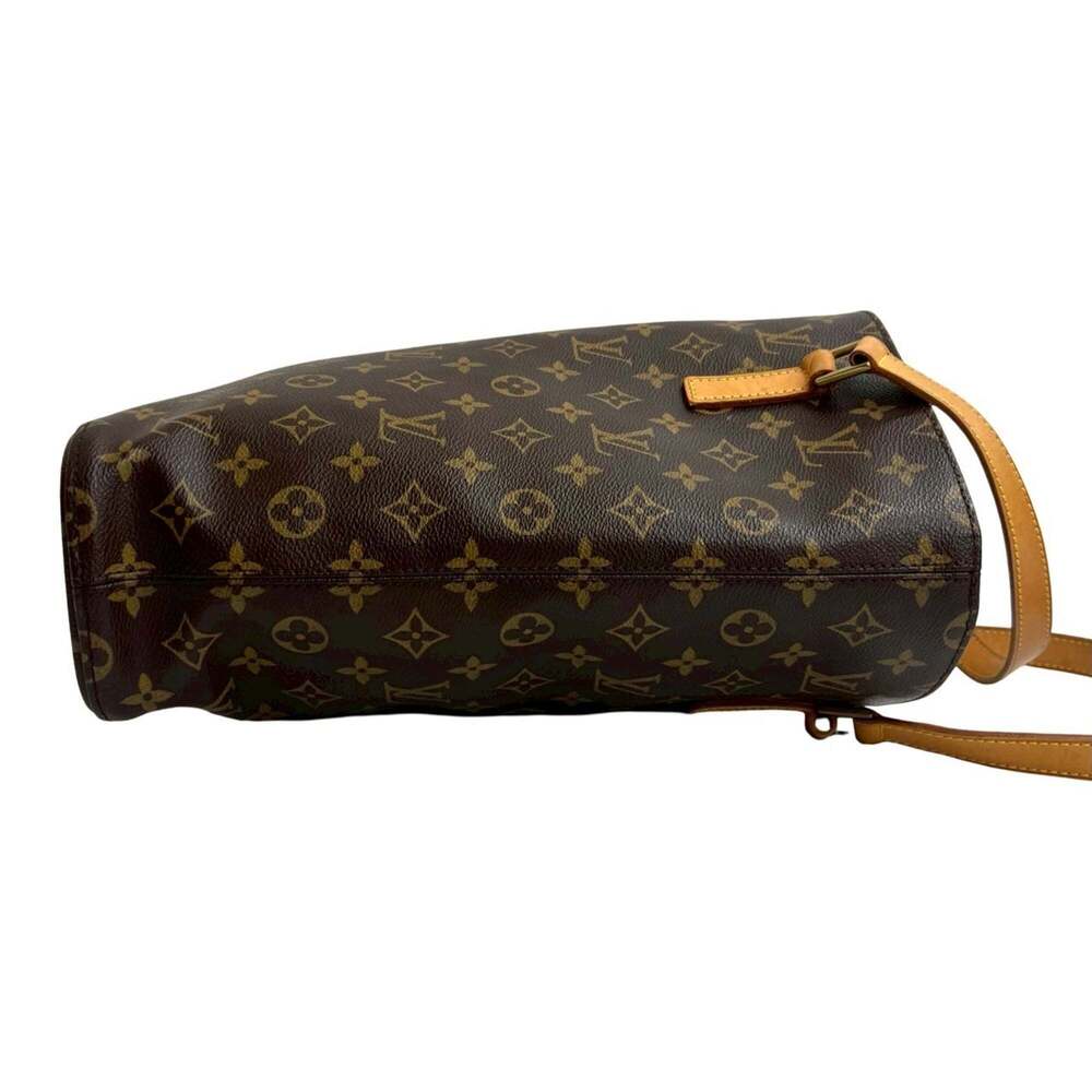 LOUIS VUITTON Authentic Brown Monogram Leather Tote Bag - Picture 6 of 10